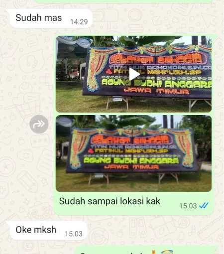 Pengiriman Papan Bunga Serang Baru